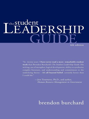cover image of The Student Leadership Guide